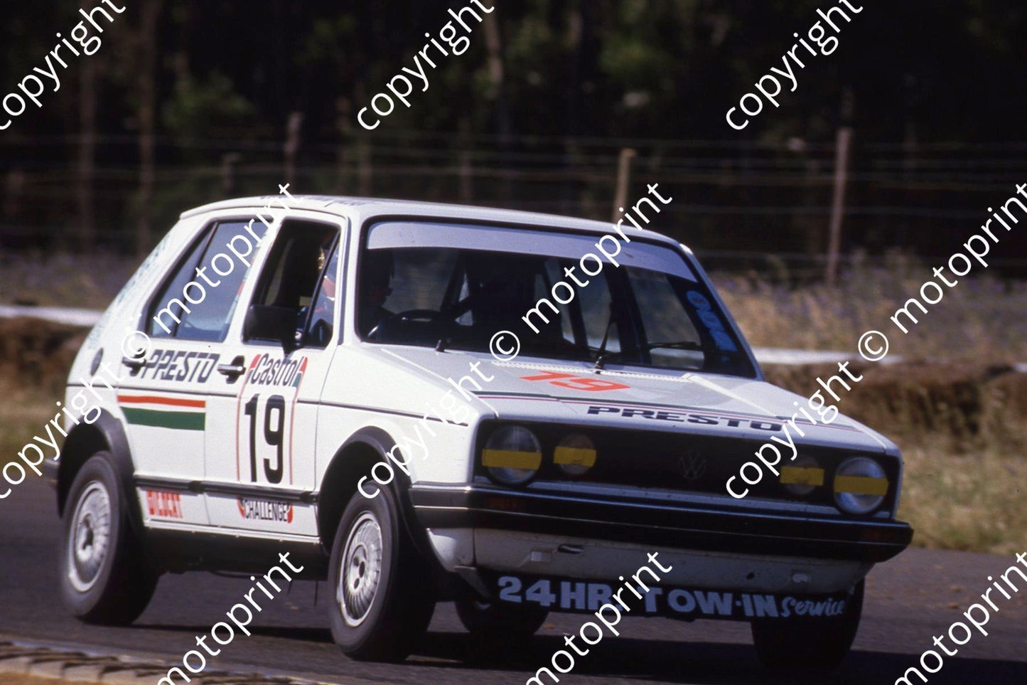1985 Castrol 6 hr Nov 19 Golf GTi John Gibb Len Booysen (courtesy Roger Swan) (2)
