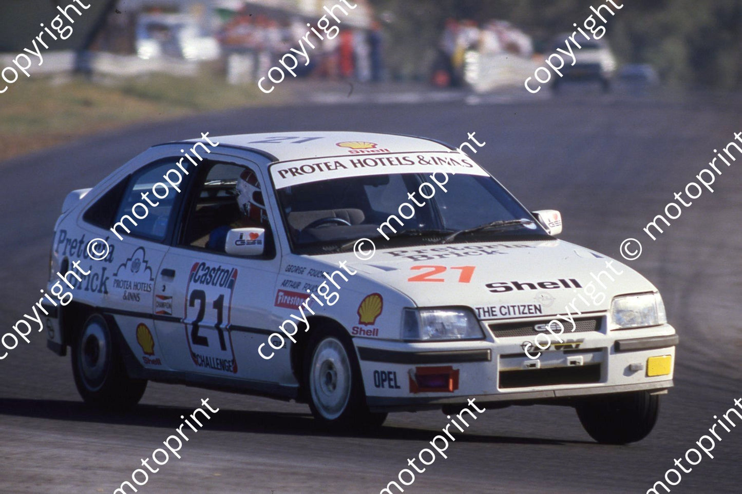 1985 Castrol 6 hr Nov 21 Opel GSi George and Arthur Fouche (courtesy Roger Swan) (4)
