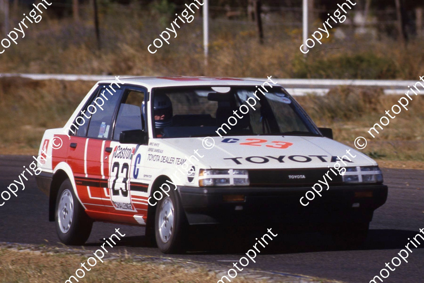 1985 Castrol 6 hr Nov 23 Toyota Sprinter Gle Mike White Serge Damseaux (courtesy Roger Swan)(4)