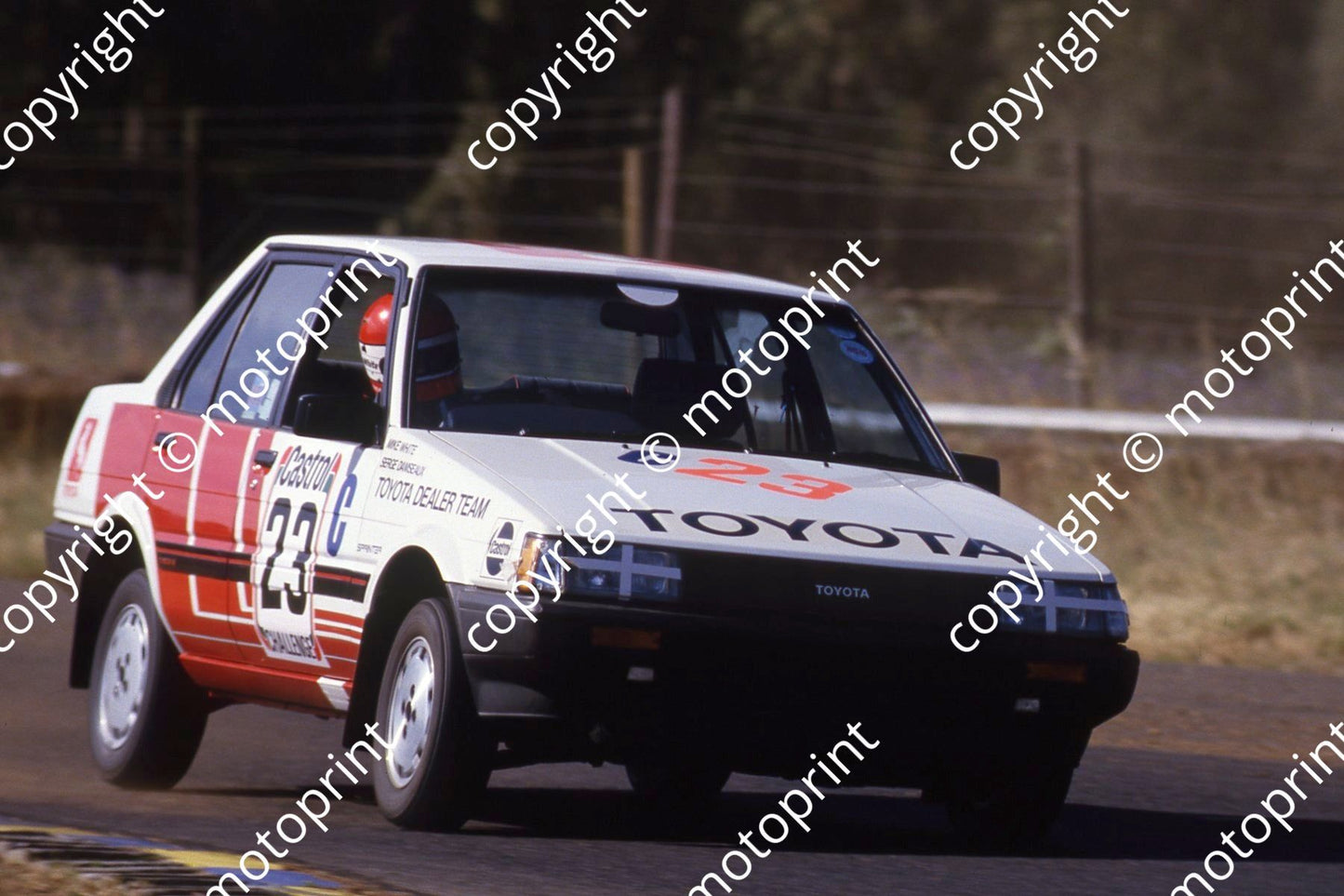 1985 Castrol 6 hr Nov 23 Toyota Sprinter Gle Mike White Serge Damseaux (courtesy Roger Swan)(5)