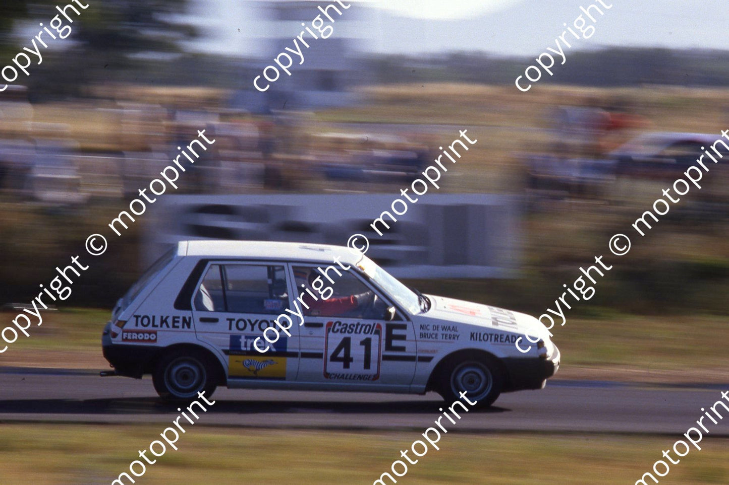 1985 Castrol 6 hr Nov 41 Toyota Conquest Nic de Waal Bruce Terry (courtesy Roger Swan) (4)