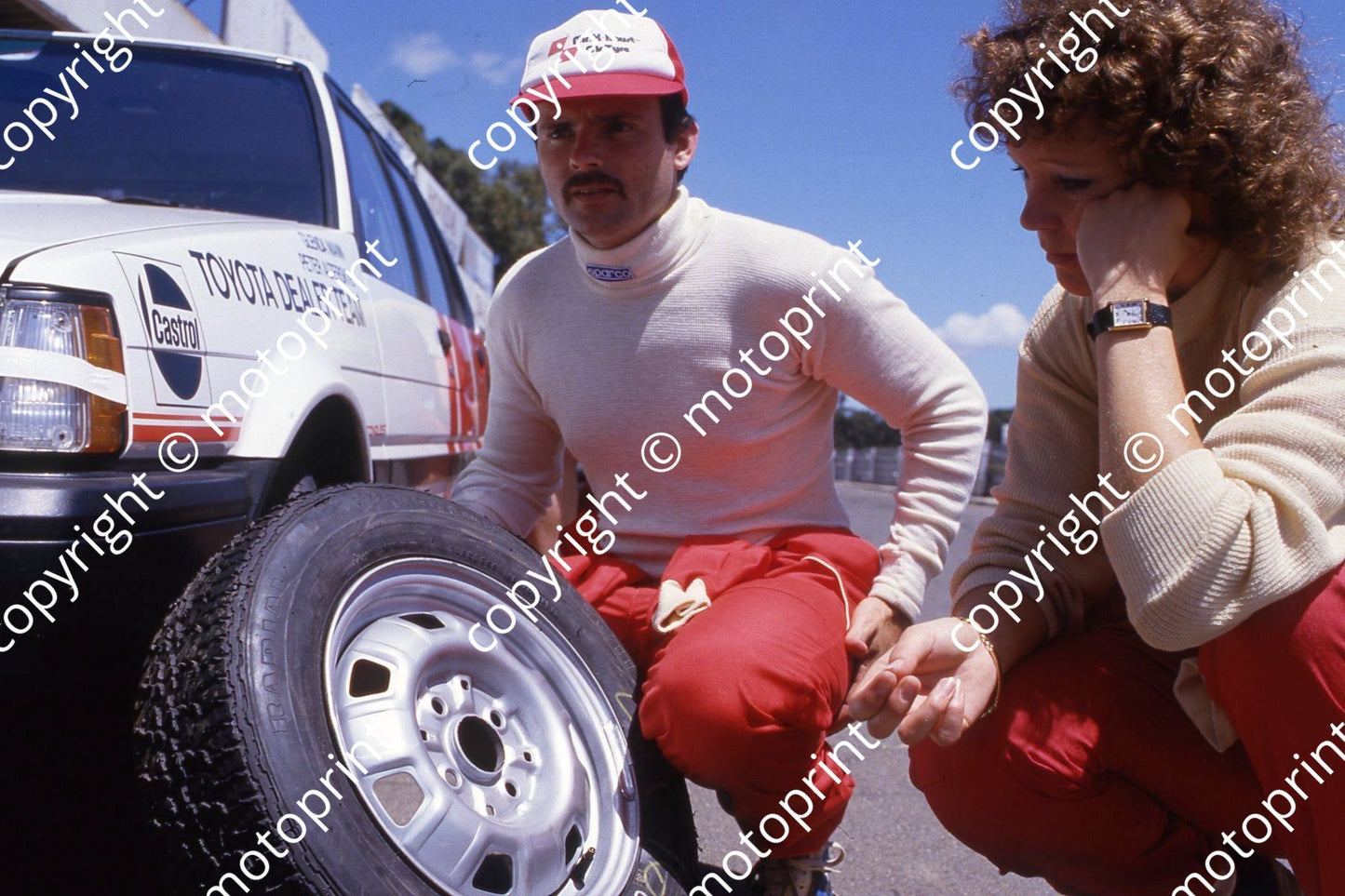 1985 Castrol 6 hr Nov Glenda Mann Peter Alterskye (courtesy Roger Swan) (1)