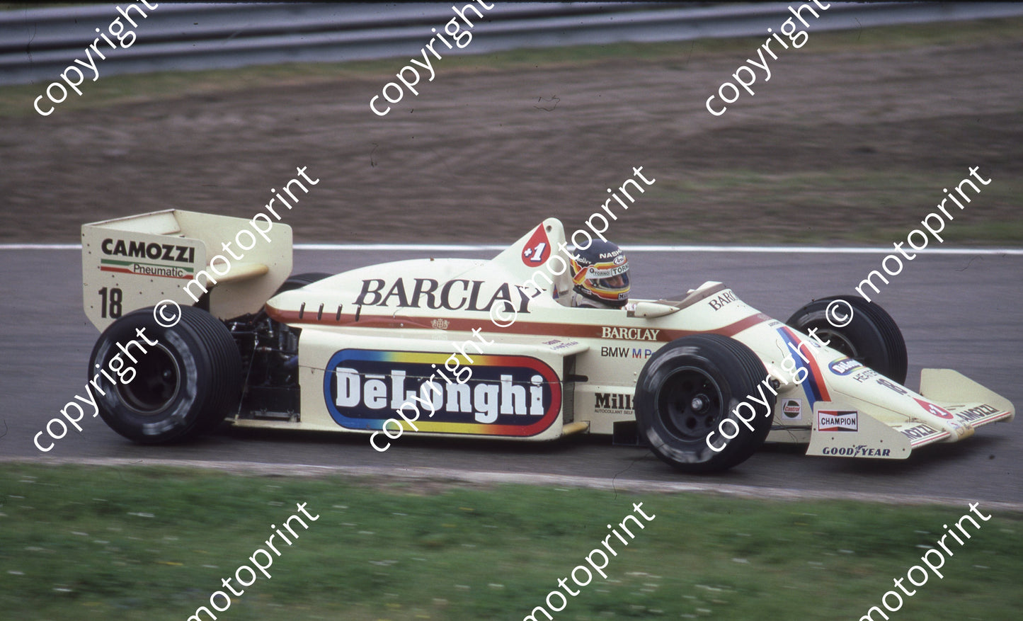 1985 Dutch GP 18 Thierry Boutsen Arrows BMW A8 (Colin Watling Photographic) (29)