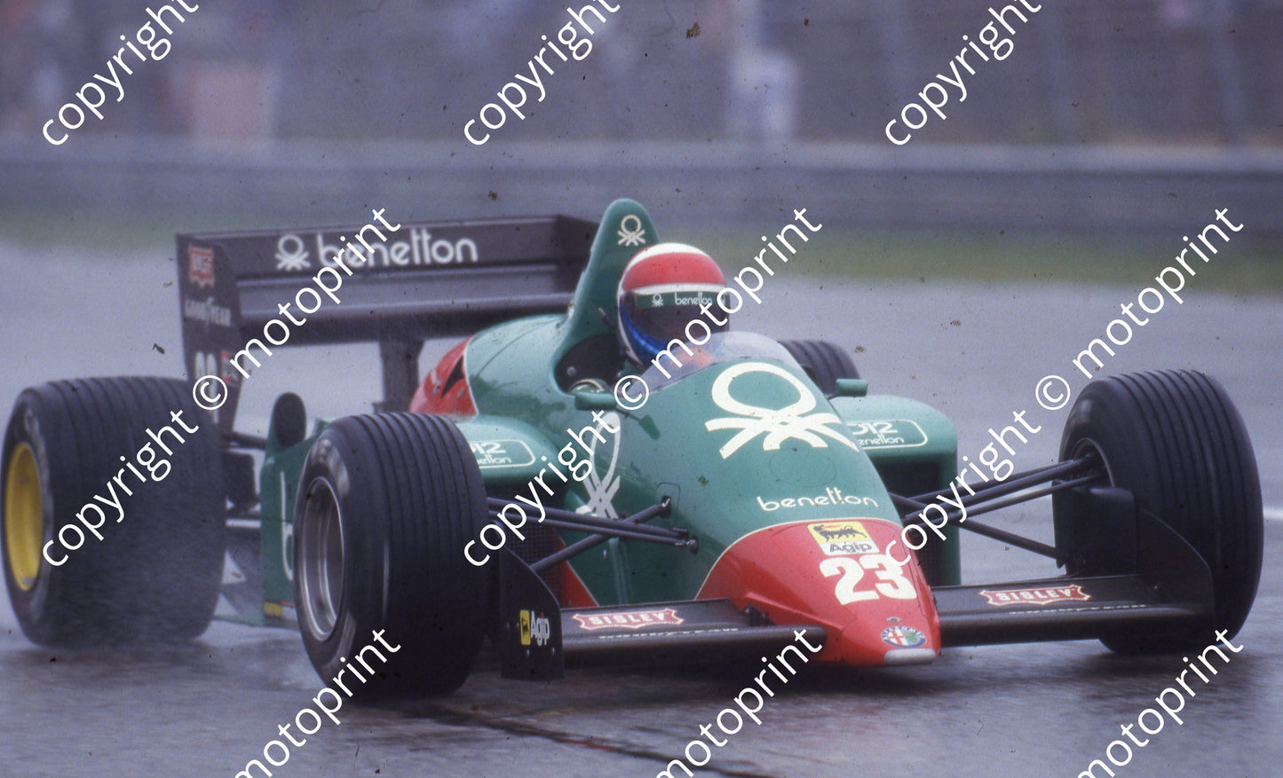 1985 Dutch GP 23 Eddie Cheever Alfa Romeo 183T Saturday practice (Colin Watling Photographic) (126)