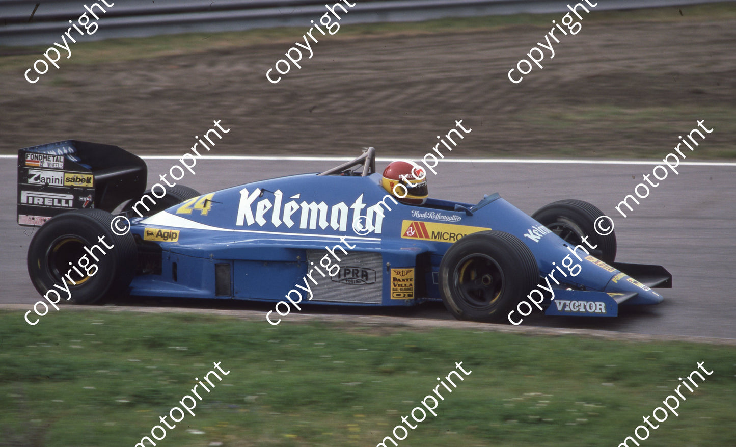 1985 Dutch GP 24 Huub Rothengatter (Colin Watling Photographic) (71)