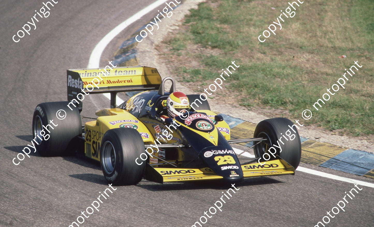 1985 Dutch GP 29 Pierluigi Martini Minardi M85 (Colin Watling Photographic) (1)