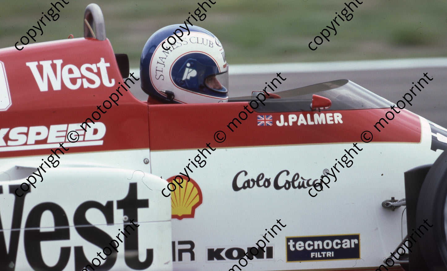 1985 Dutch GP 30 Jonathan Palmer Zakspeed ZAK 841(Colin Watling Photographic) (43)