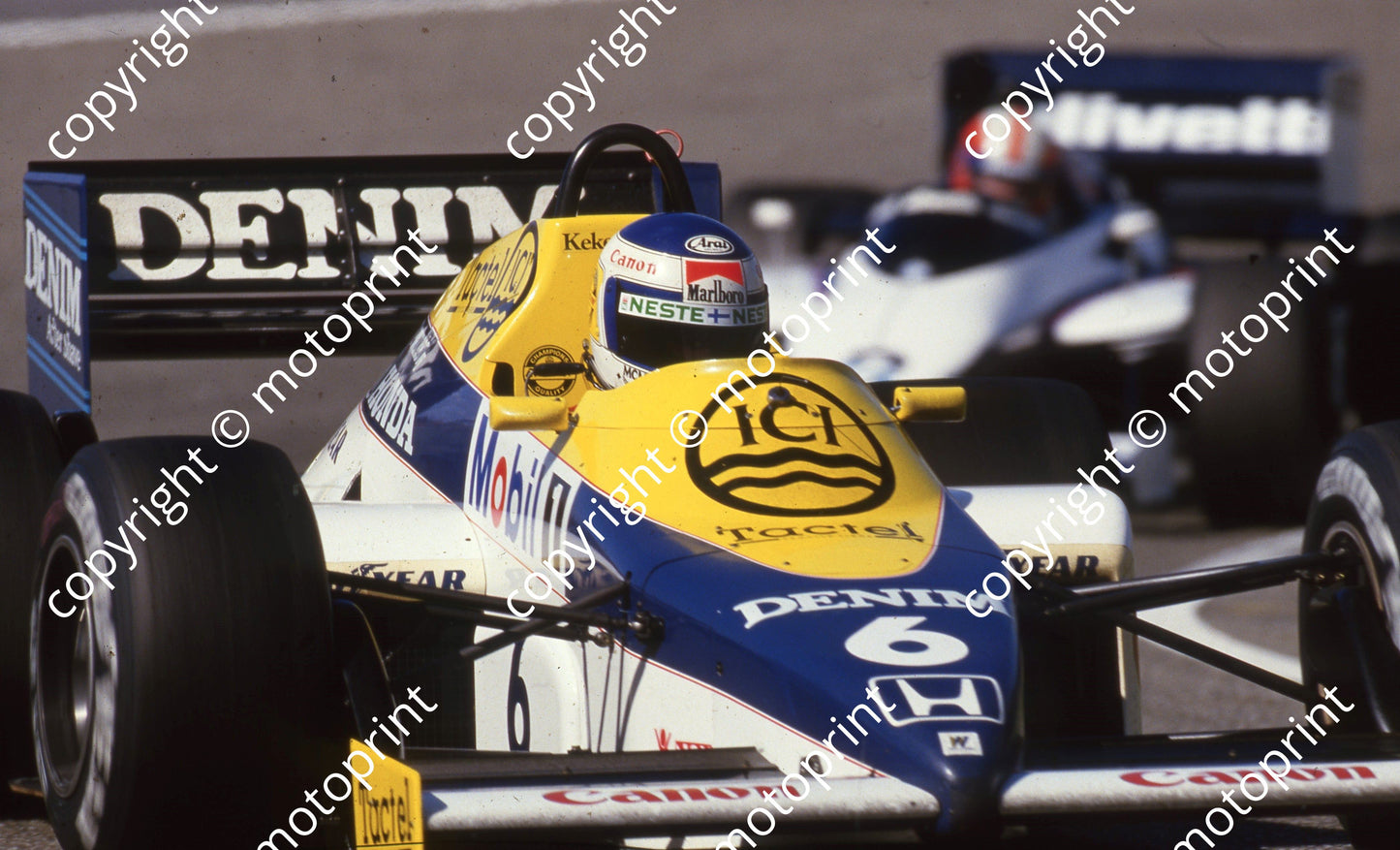 1985 Dutch GP 6 Keke Rosberg Williams FW10 Honda (Colin Watling Photographic) (5)