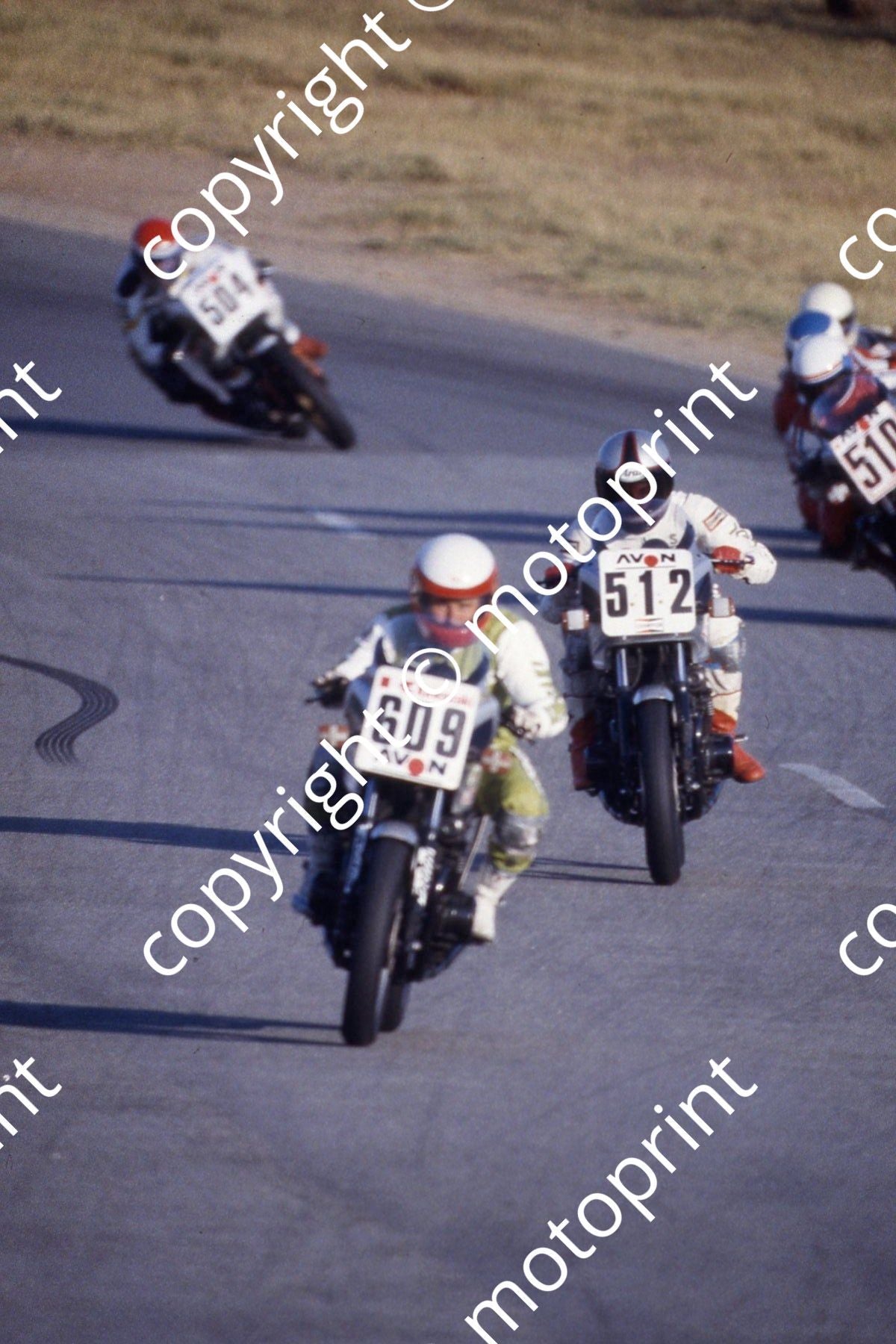 1985 Kya Avon Ford Autm 609 Jamie Thomas 512 Sean Brummer Kawasaki's (courtesy Roger Swan) (1)