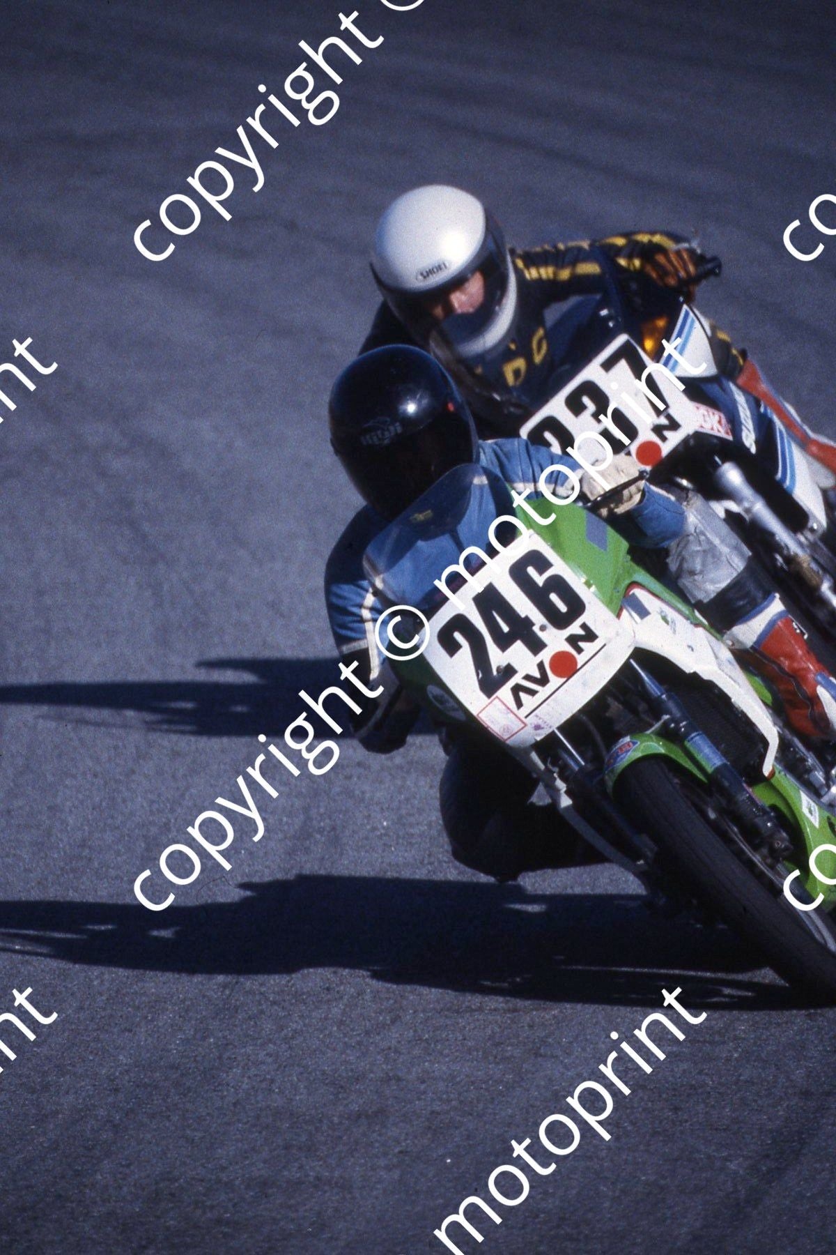 1985 Kya Avon June club 246 ...237 Mark McEnery Suzuki RG250 (courtesy Roger Swan) (9)