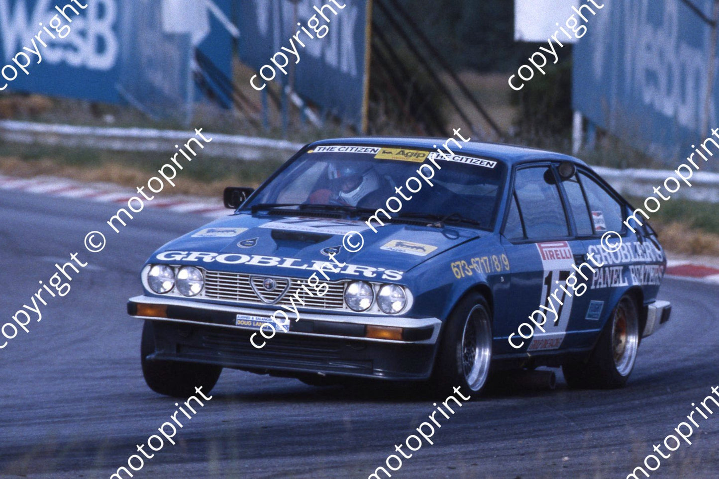 1985 Kya Beeld Gp 1 17 Alfa GTV3000 Maurizio Bianco (courtesy Roger Swan) (1)