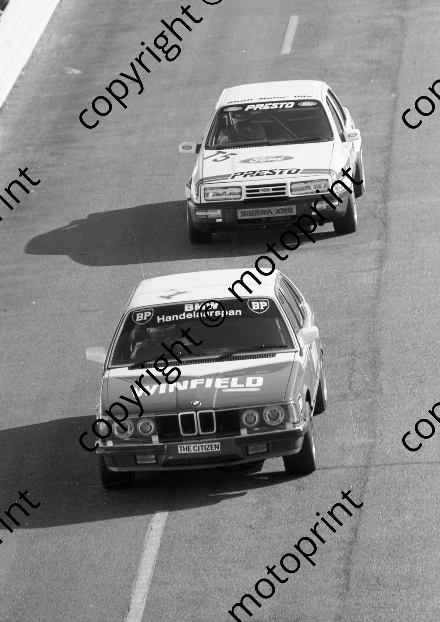 1985 Kya Gp1 1Tony Viana BMW745i 5 John Gibb Sierra XR8 (Colin Watling Photographic) (6)