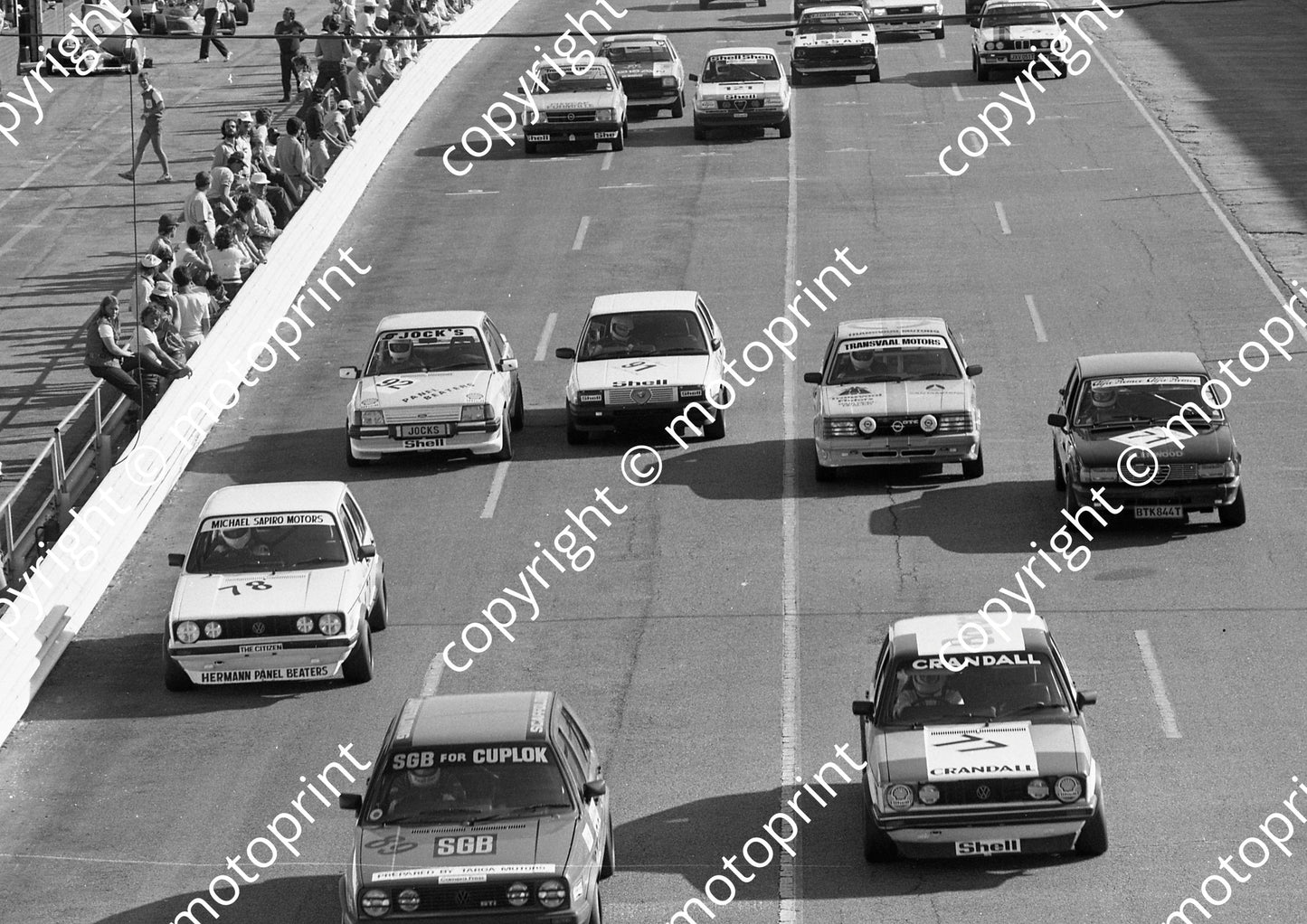 1985 Kya Gp1 89 Cox 77 McKenzie 78 Pegg 92 Wakefield 91 Parsons 116 Lorentz 71 Esterhuizen (Colin Watling Photographic) (4)