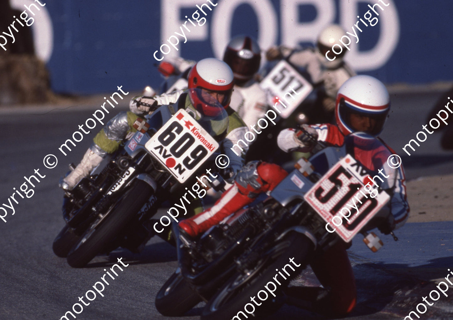 1985 Kya MC 510 Cobie Els 609 Jamie Thomas Kawasaki (Colin Watling Photographic) 322 (95) - Copy