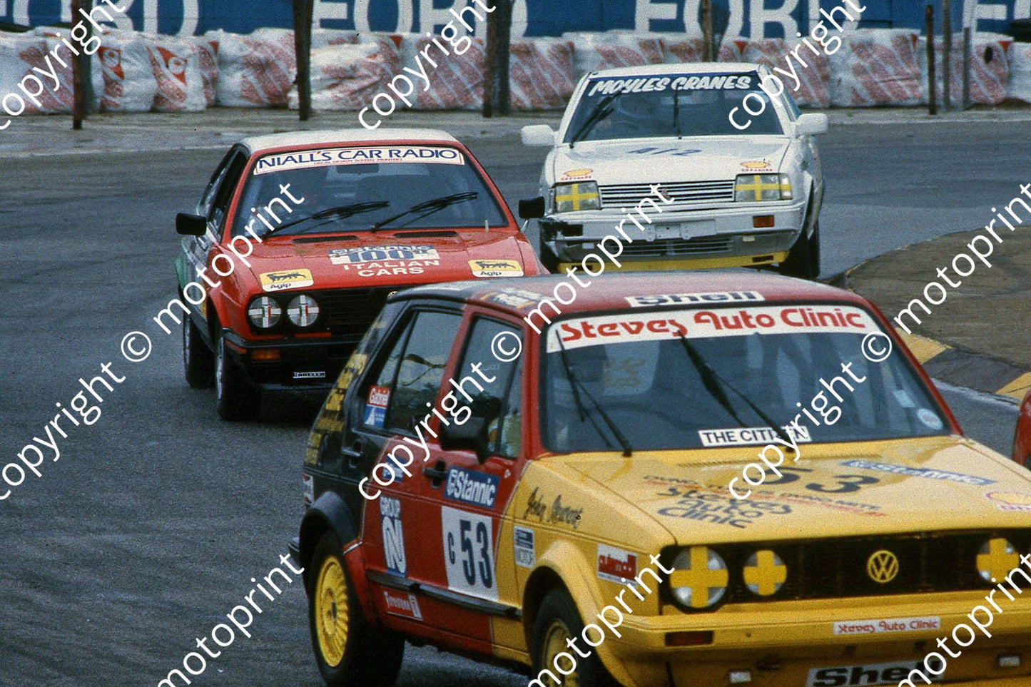 1985 Kya SL Oggi C53 Golf GTi John Stewart D100 Alfa Sprint M Barbaglia (courtesy Roger Swan) 528