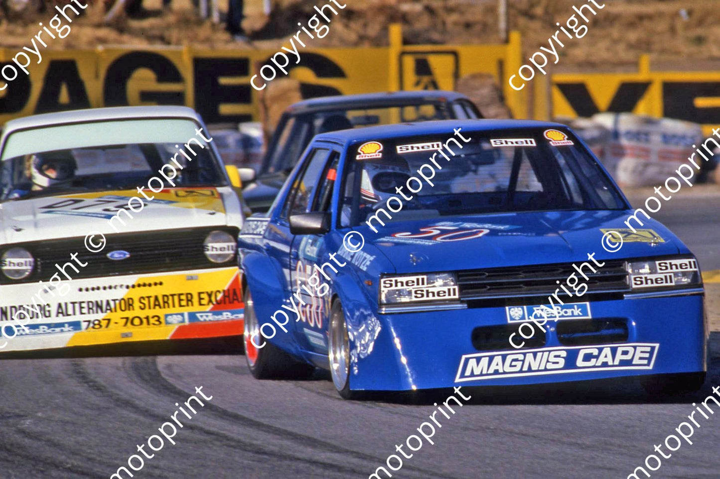 1985 Kya Wesbank C50 Nissan Skyline Dirkie Kotze NOTE damage (courtesy Roger Swan) 50 5