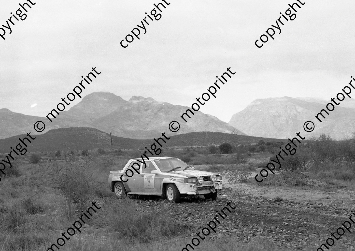 1985 Nissan Intnl Rally 7 Hannes Grobler, Piet Swanepoel Nissan Langley (Colin Watling Photographic) (2)