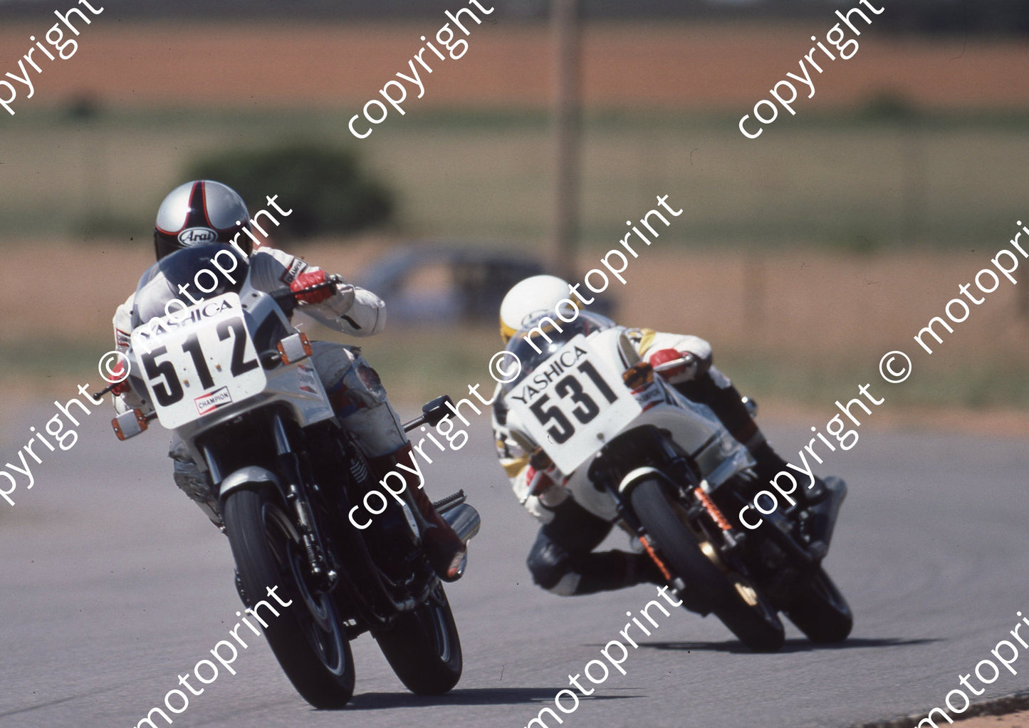 1985 Welkom MC 512 Sean Brummer Kawasaki ZX550 531 Dave Petersen Ducati 550 (Colin Watling Photographic) 322 (12)