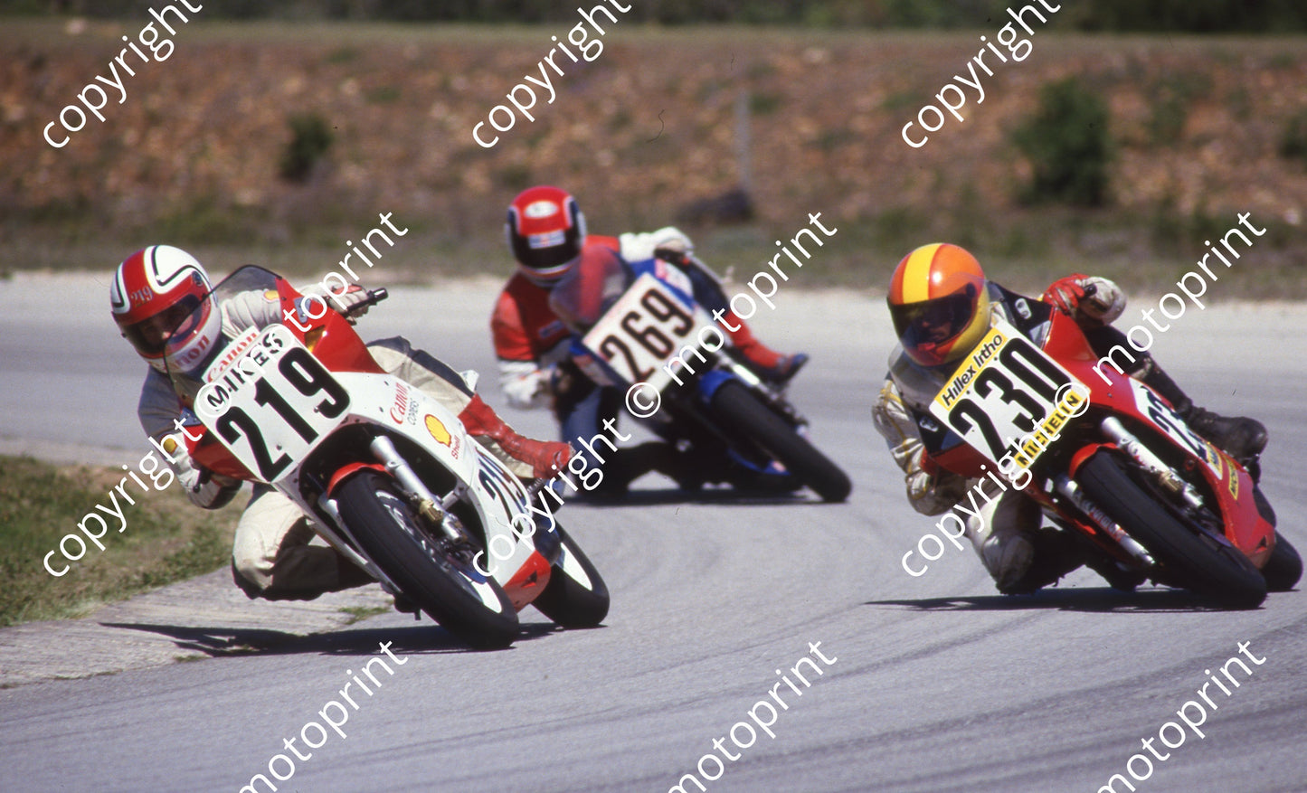 1986 Aldo MC 219.... 230 Steven Behrens Suzuki RG250WD 269 ...(Colin Watling Photographic) (9)