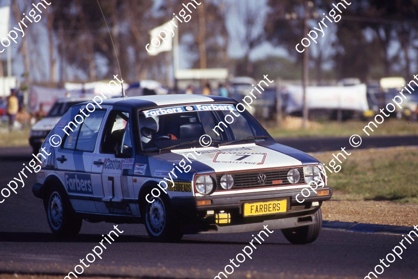 1986 Castrol 6 hr 7 Tommy Dunn, Willy Learmonth Golf (courtesy Roger Swan) 553