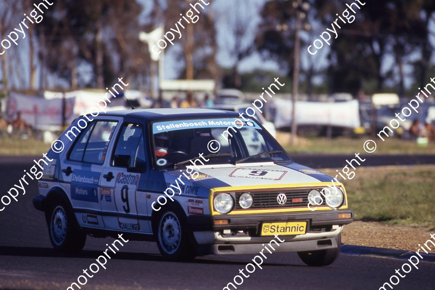 1986 Castrol 6 hr 9 Bernard Tilanus Hilton Cowie Golf GTi (courtesy Roger Swan)549