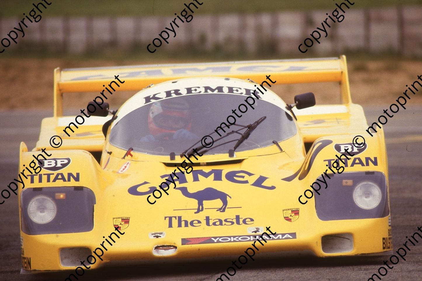 1986 Kya Sun 500 10 James Weaver, Wayne Taylor Porsche 962C (Colin Watling Photographic) (23)
