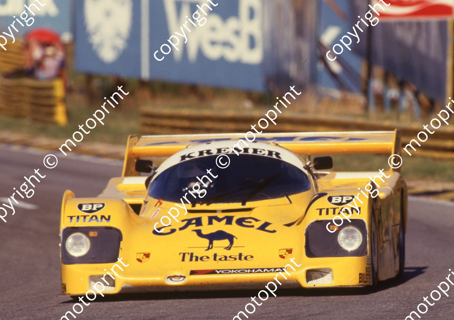 1986 Kya Sun 500 10 James Weaver, Wayne Taylor Porsche 962C (Colin Watling Photographic) (24)