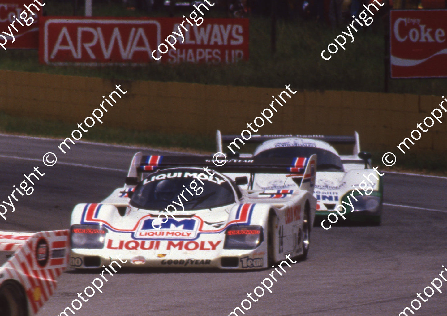 1986 Kya Sun 500 14 Mauro Baldi Porsche 956 (Colin Watling Photographic) (178)