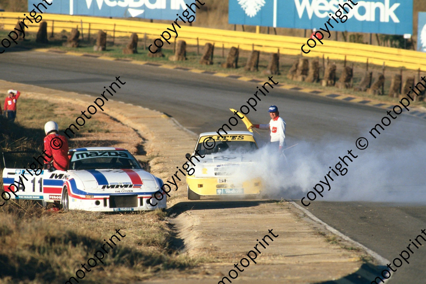 1986 Kya Wesbank C40 Johan van Rensburg Escort A11 Ivor Raasch Mazda RX7 (courtesy Roger Swan) (15)