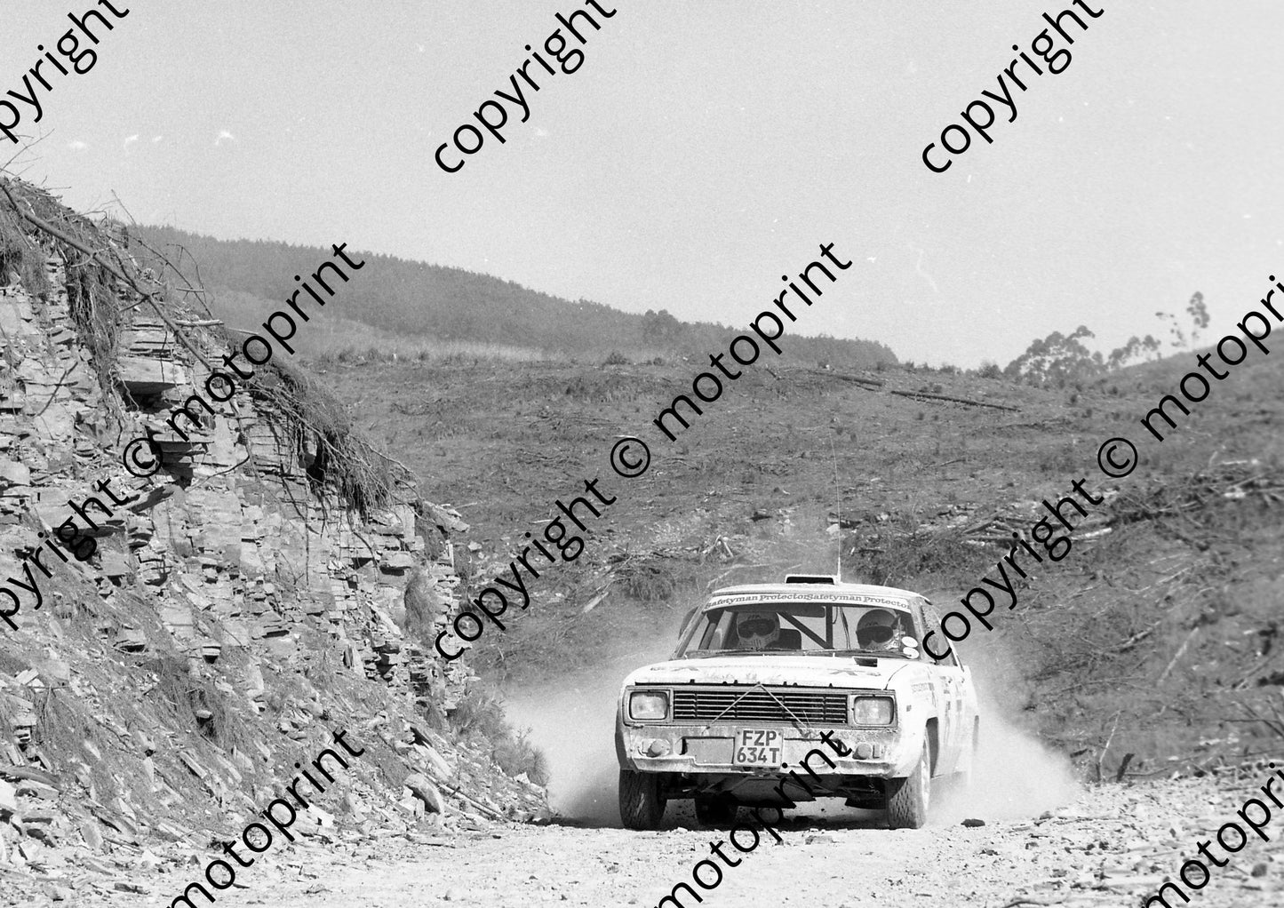 1986 SAM 400 Rally 15 Des Williams Frik de Klerk Stanza 8th (Colin Watling Photographic) (6)