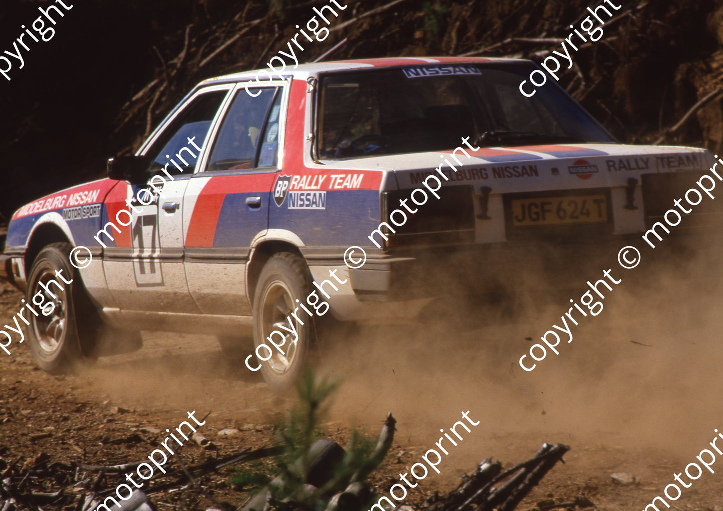 1986 SAM 400 Rally 17 Nino da Cunha, Tim Watson Skyline (Colin Watling Photographic) (34)