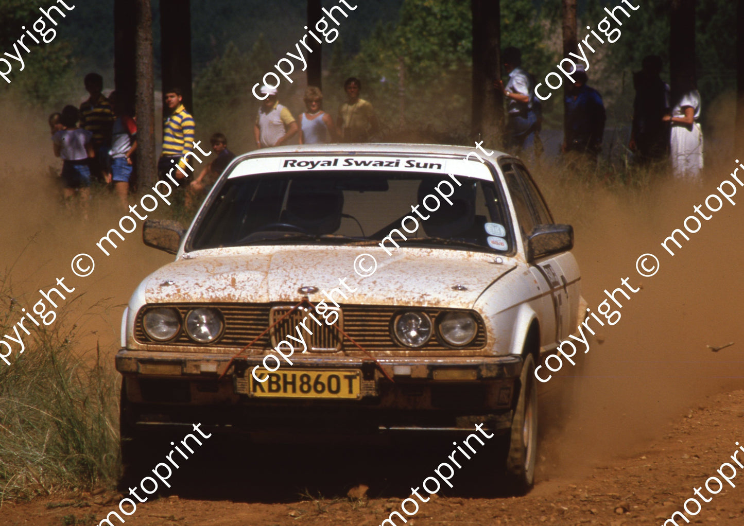 1986 SAM 400 Rally 25 KJ Clark, C Procos BMW 325i (Colin Watling Photographic) (40)