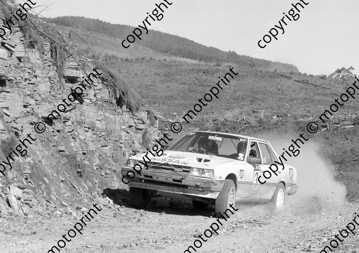 1986 SAM 400 Rally 3 Hannes Grobler, Piet Swanepoel Skyline 2nd (Colin Watling Photographic) (14)