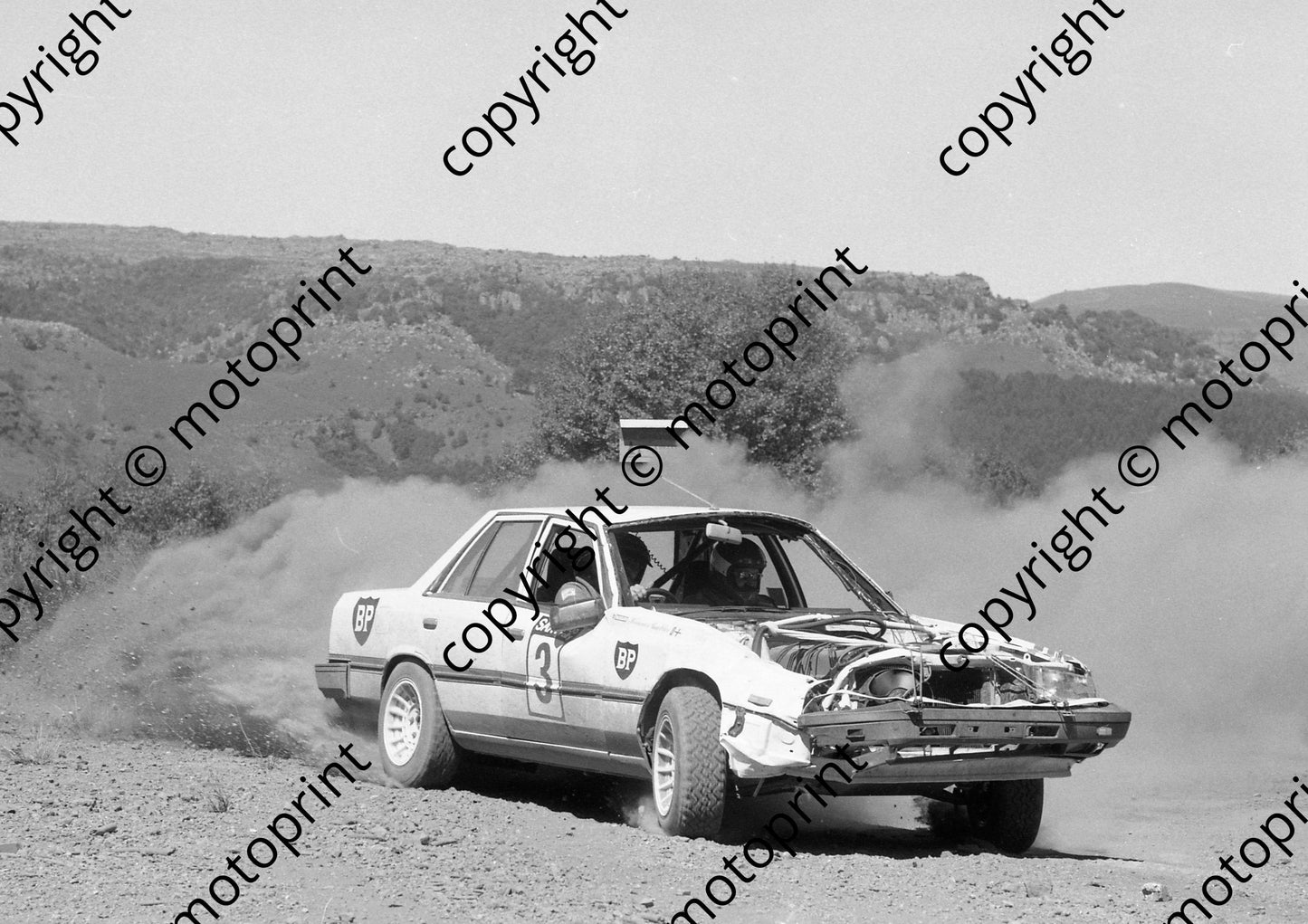 1986 SAM 400 Rally 3 Hannes Grobler, Piet Swanepoel Skyline 2nd (Colin Watling Photographic) (16)