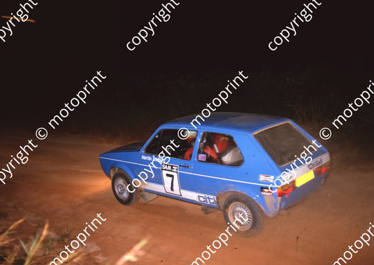 1986 SAM 400 Rally 7 ......Martin Botha Golf (Colin Watling Photographic) (9)