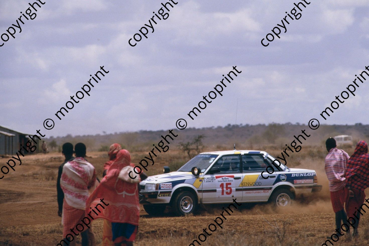 1986 Safari 15 Possum Bourne, Mike Fletcher Subaru RX turbo (courtesy Roger Swan) (2)