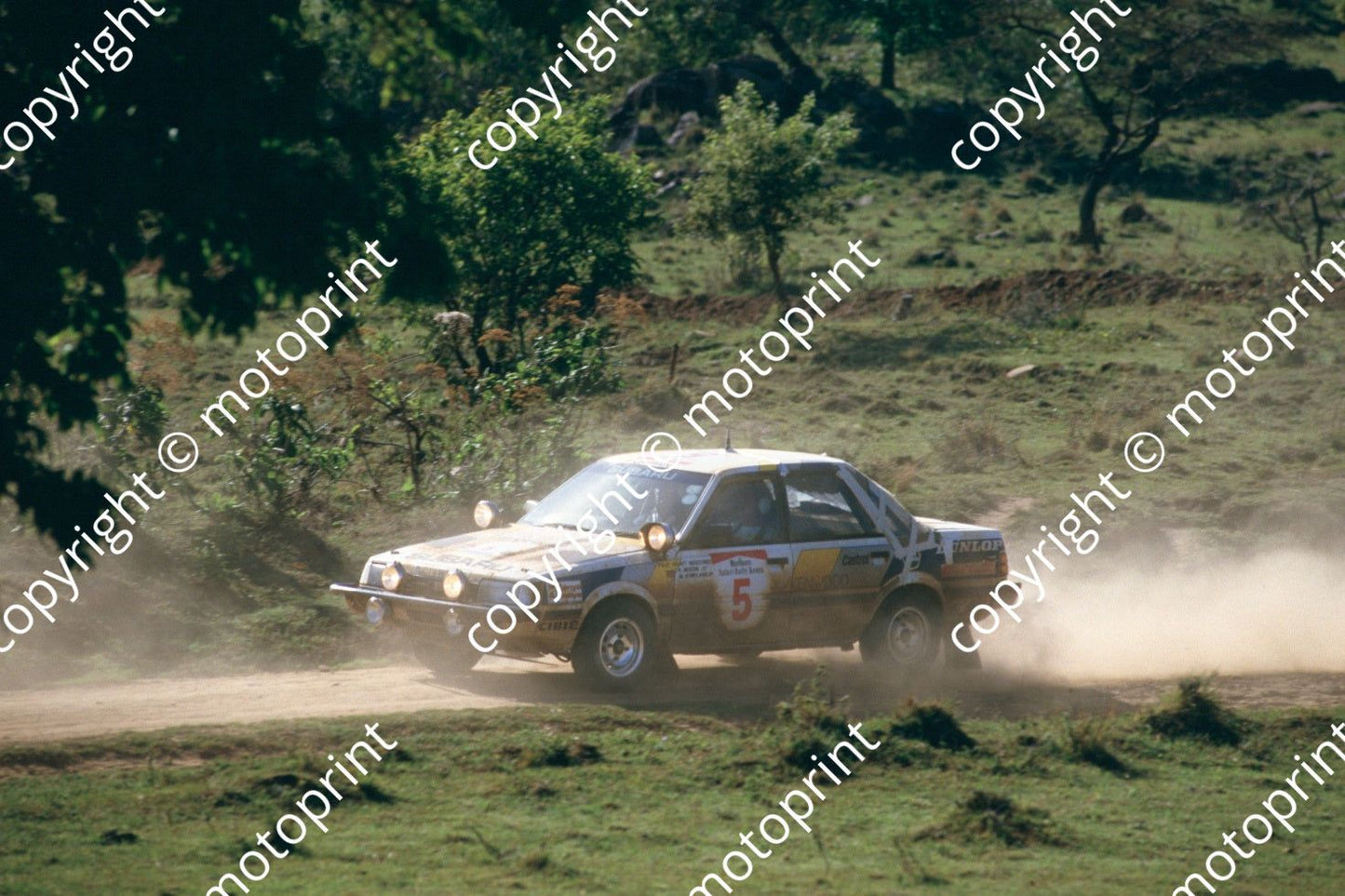 1986 Safari 5 Mike Kirkland, Robin Nixon Subaru RX turbo (courtesy Roger Swan) (6)