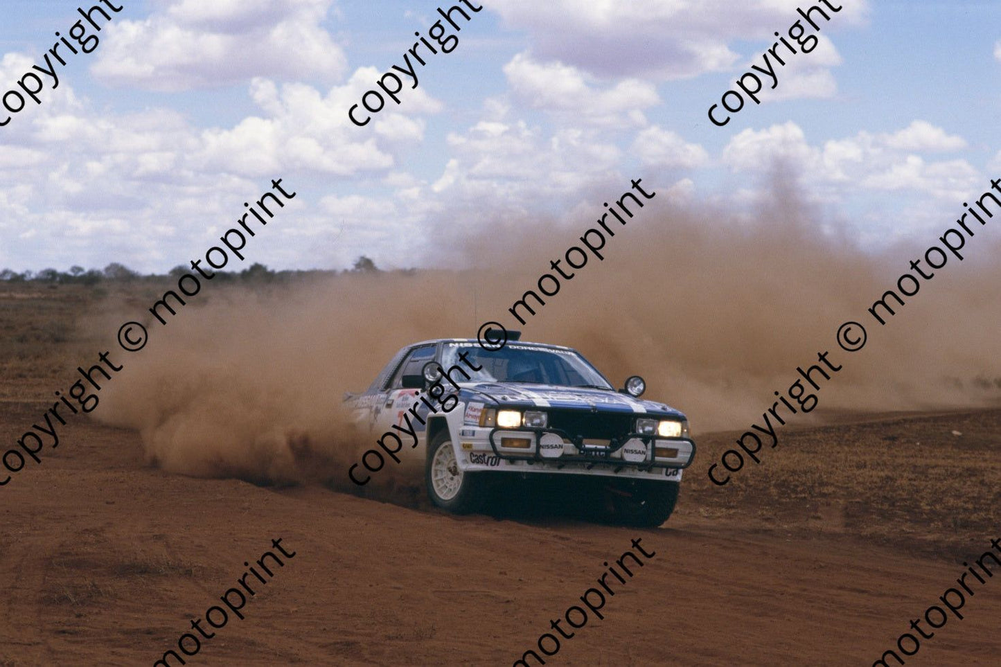 1986 Safari 7 Jayant Shah, Lofty Drews Nissan 240RS (courtesy Roger Swan) (397)