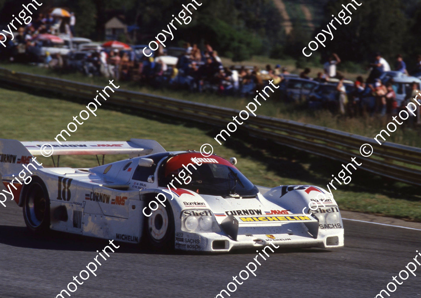 1986 Sun 500 18 Walter Brun, Massimo Sigala Porsche 962C NOTE FRONT WING (courtesy Roger Swan) (1)