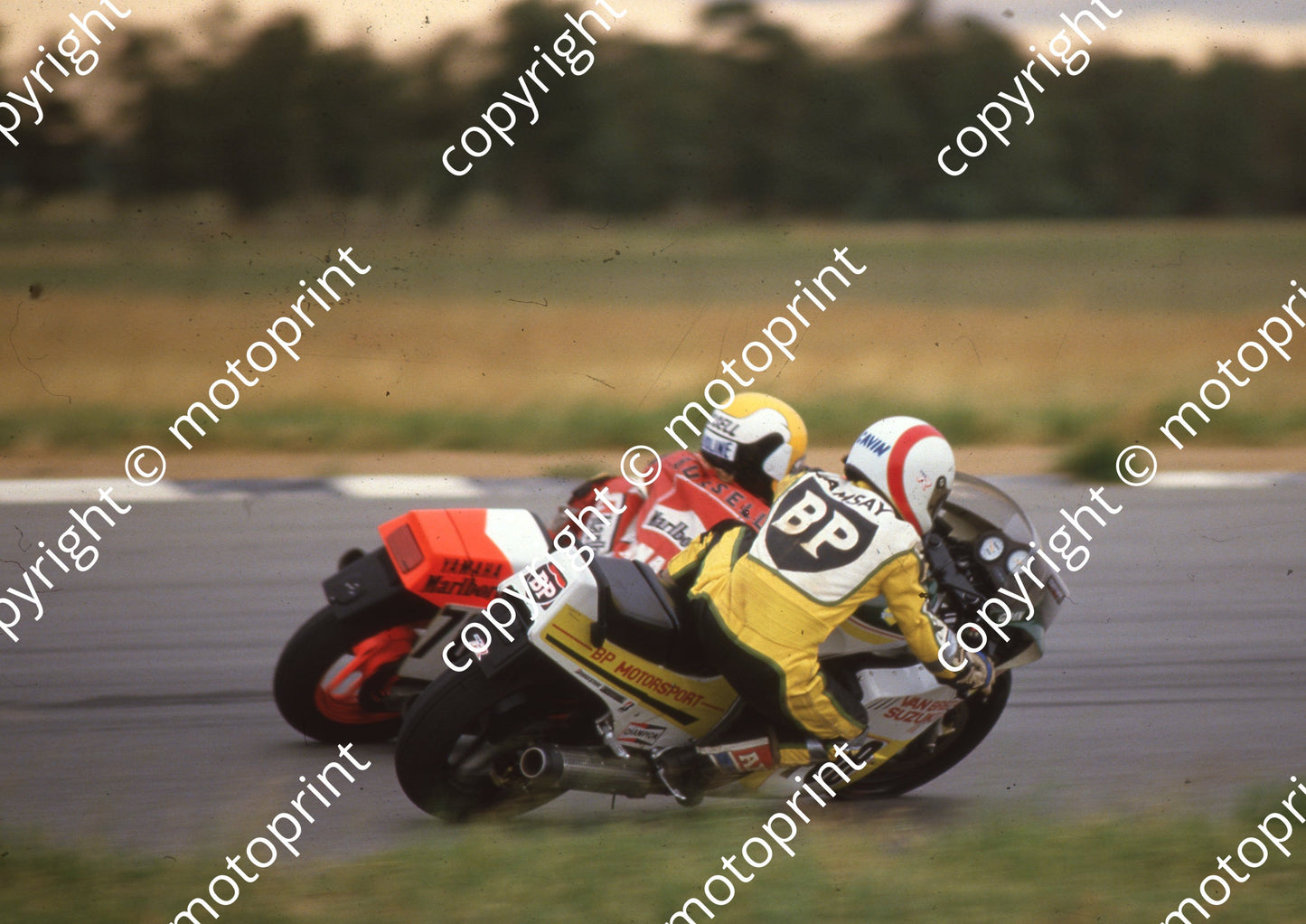 1986 Welkom MC 708 Gavin Ramsay Suzuki_ Russell Wood Yamaha (Colin Watling Photographic) (5)