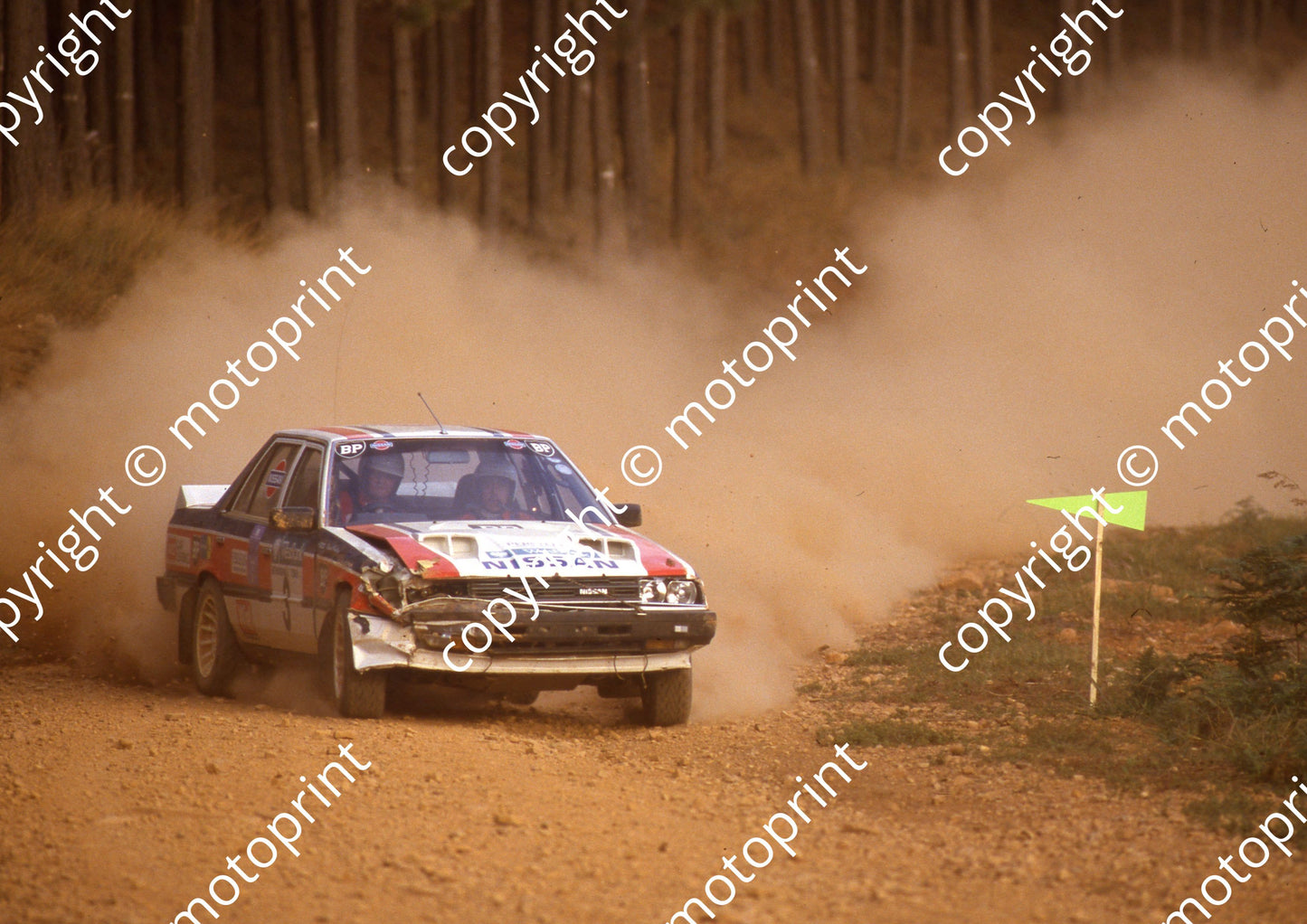 1986 Wesbank Intnl 3 ....Wiley Harrington nav Nissan (courtesy Roger Swan) (5)