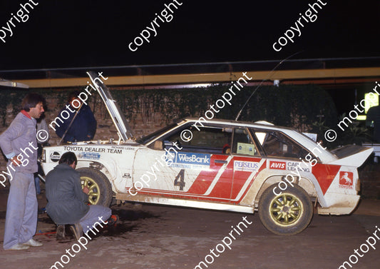 1986 Wesbank Intnl 4 Eric Sanders, Richard Leeke Toyota (courtesy Roger Swan) (1)