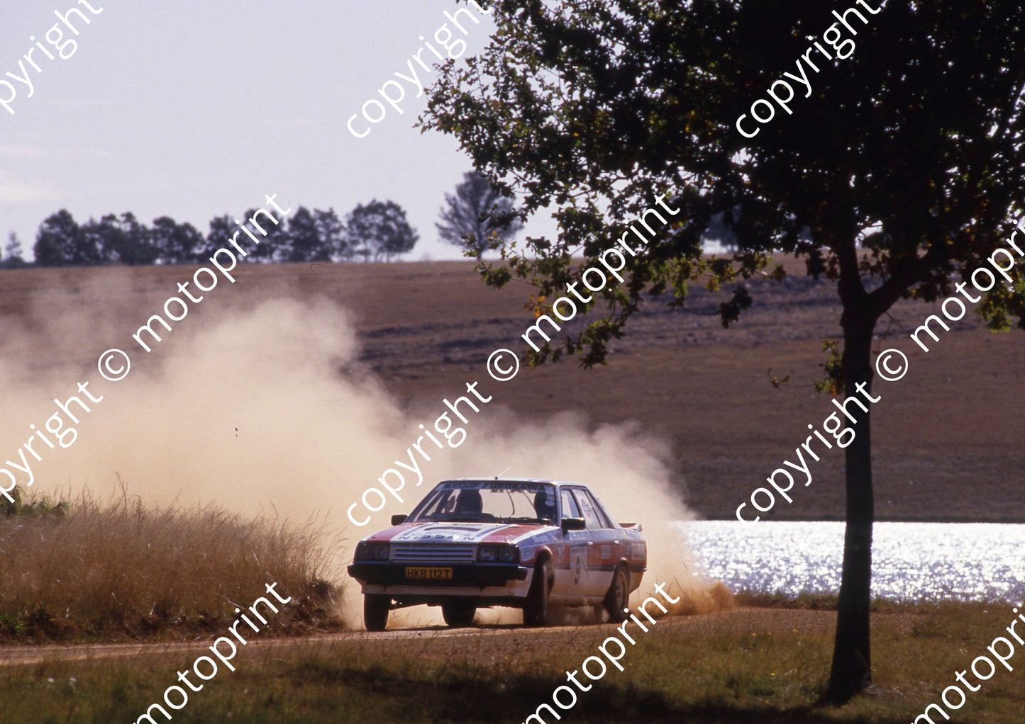1986 Wesbank Intnl 9 Mike Gillam nav Nissan (courtesy Roger Swan) (19)