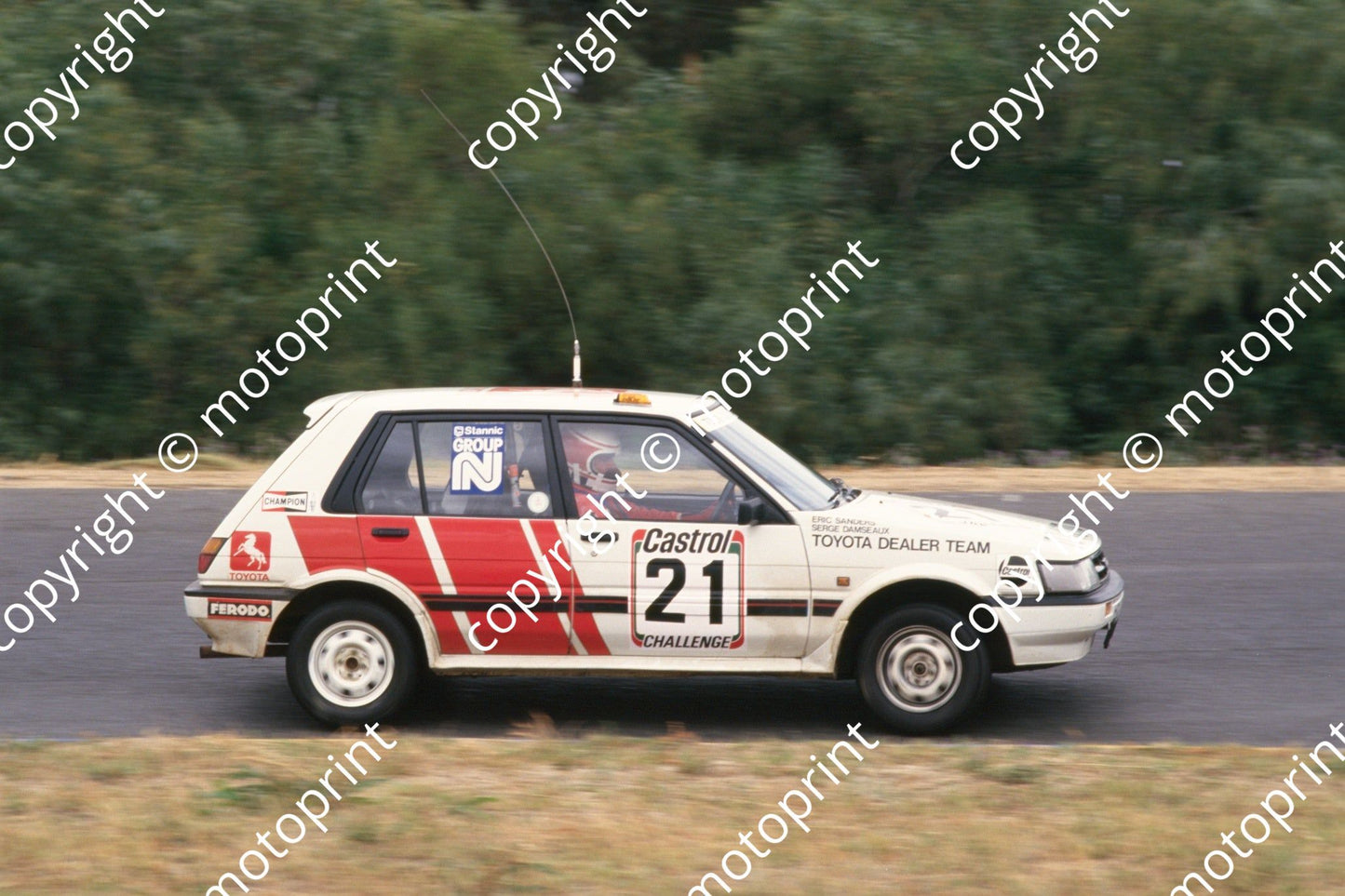 1987 6 hr 21 Eric Sanders, Serge Damseaux Toyota (Roger Swan) (10)