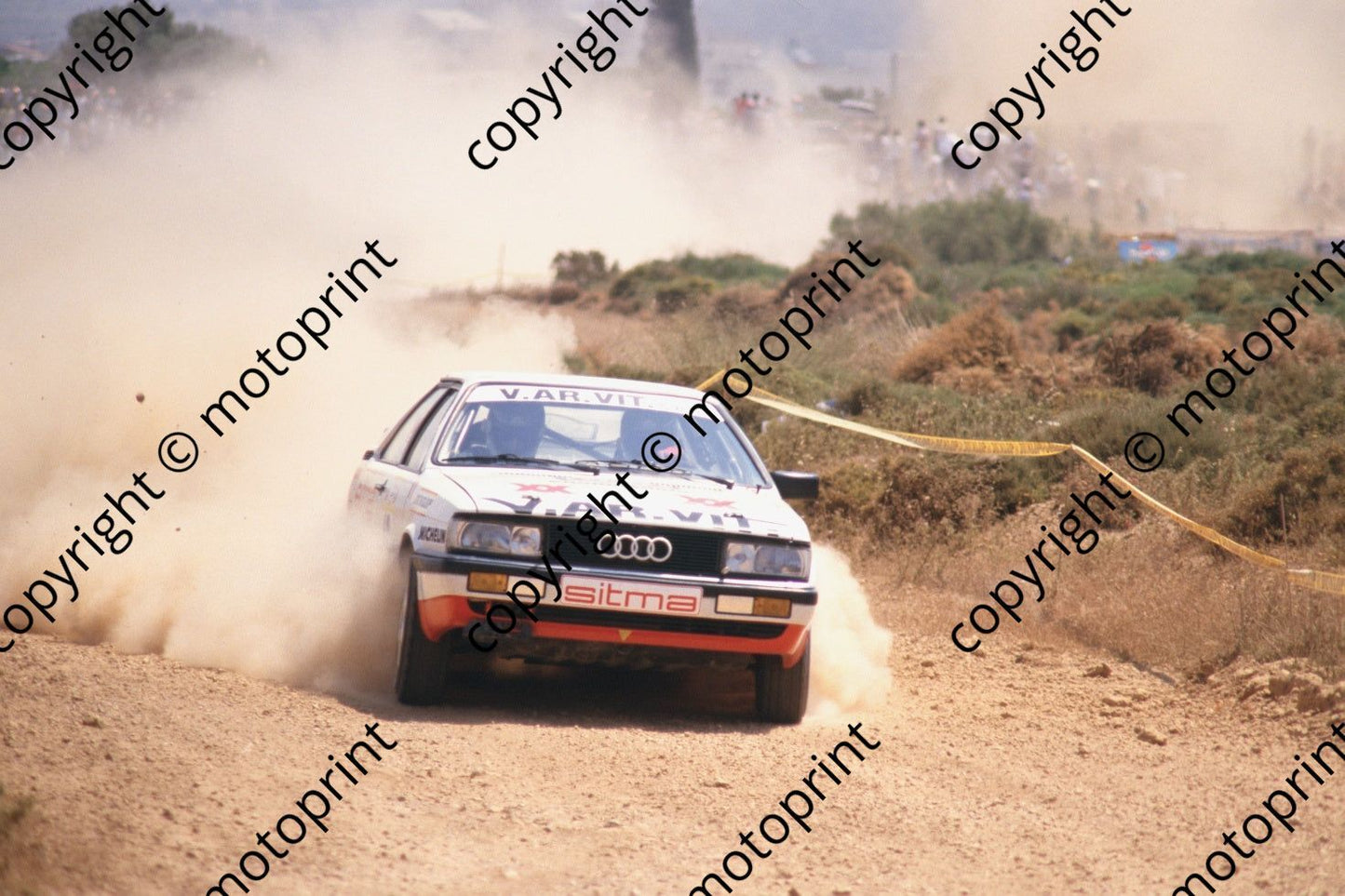 1987 Acropolis 19 Paolo Alessandrini, Alessandro Alessandrini Audi coupe Quattro (courtesy Roger Swan) (272)