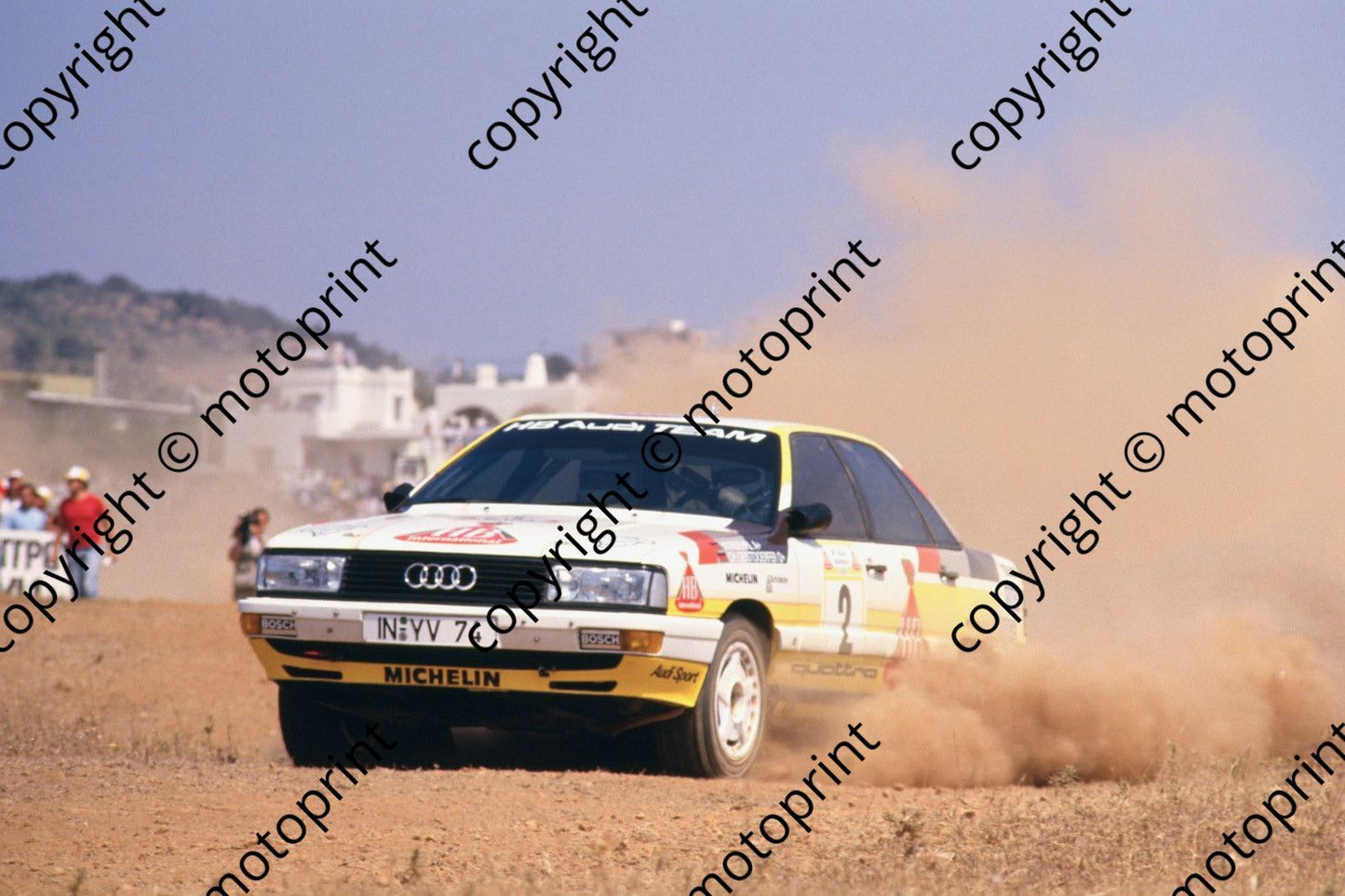 1987 Acropolis 2 Walter Rohrl, Christian Geistdorfer Audi 200 Quattro (courtesy Roger Swan) (43)