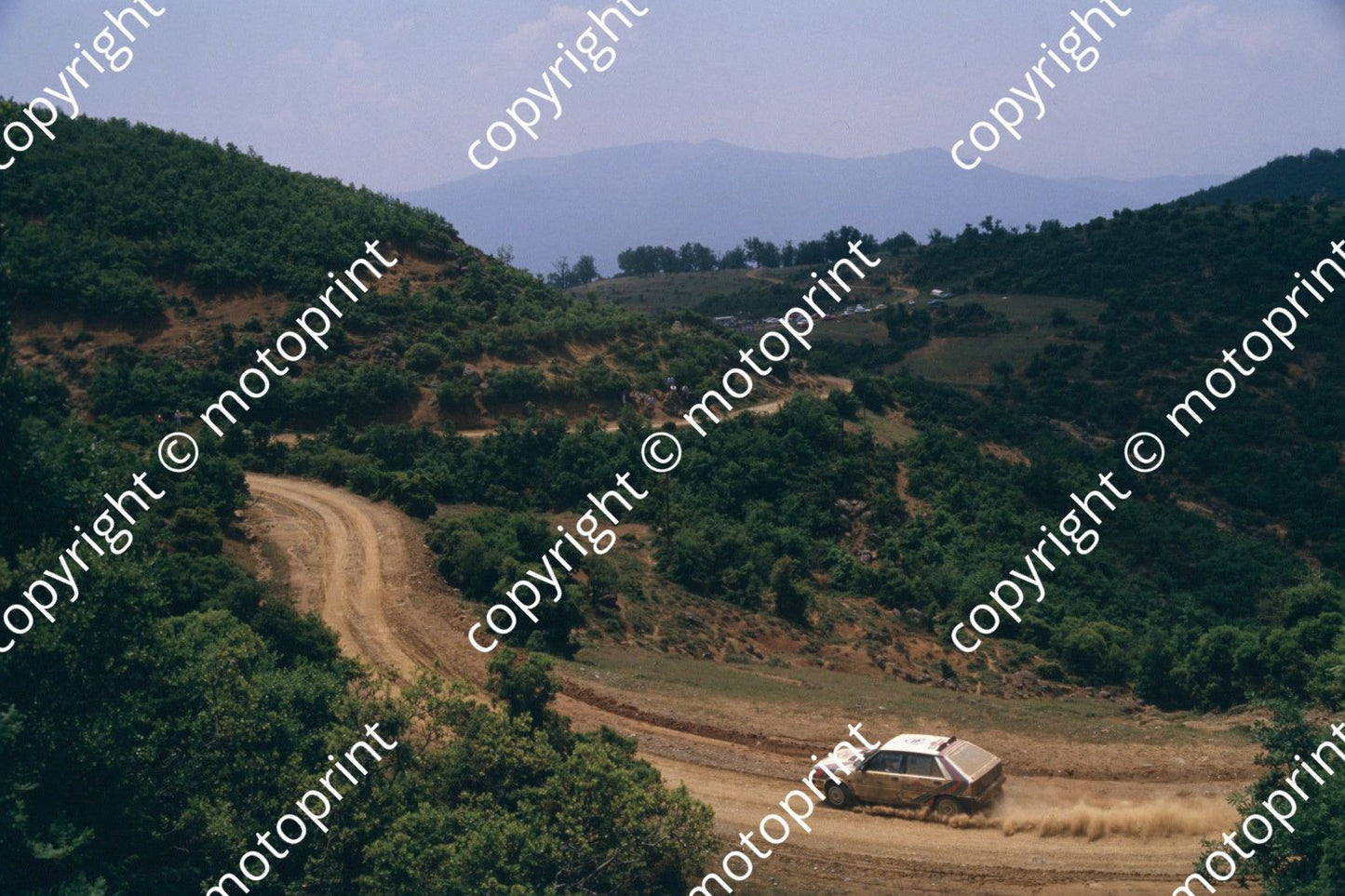 1987 Acropolis 3 Markku Alen, Iikka Kivimaki Lancia Delta (courtesy Roger Swan) (3)