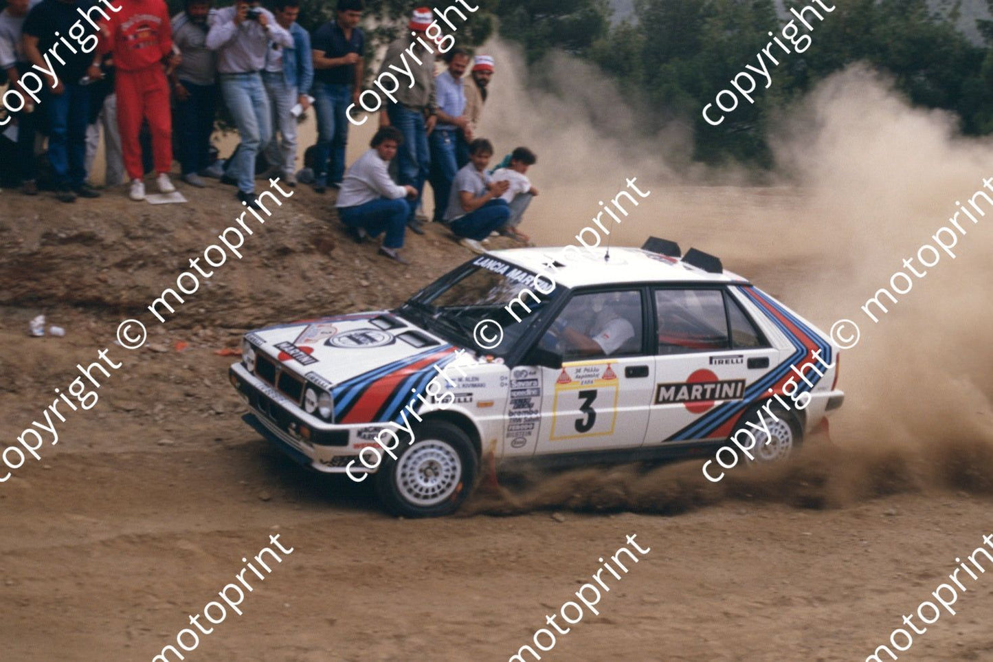 1987 Acropolis 3 Markku Alen, Iikka Kivimaki Lancia Delta (courtesy Roger Swan) (7)