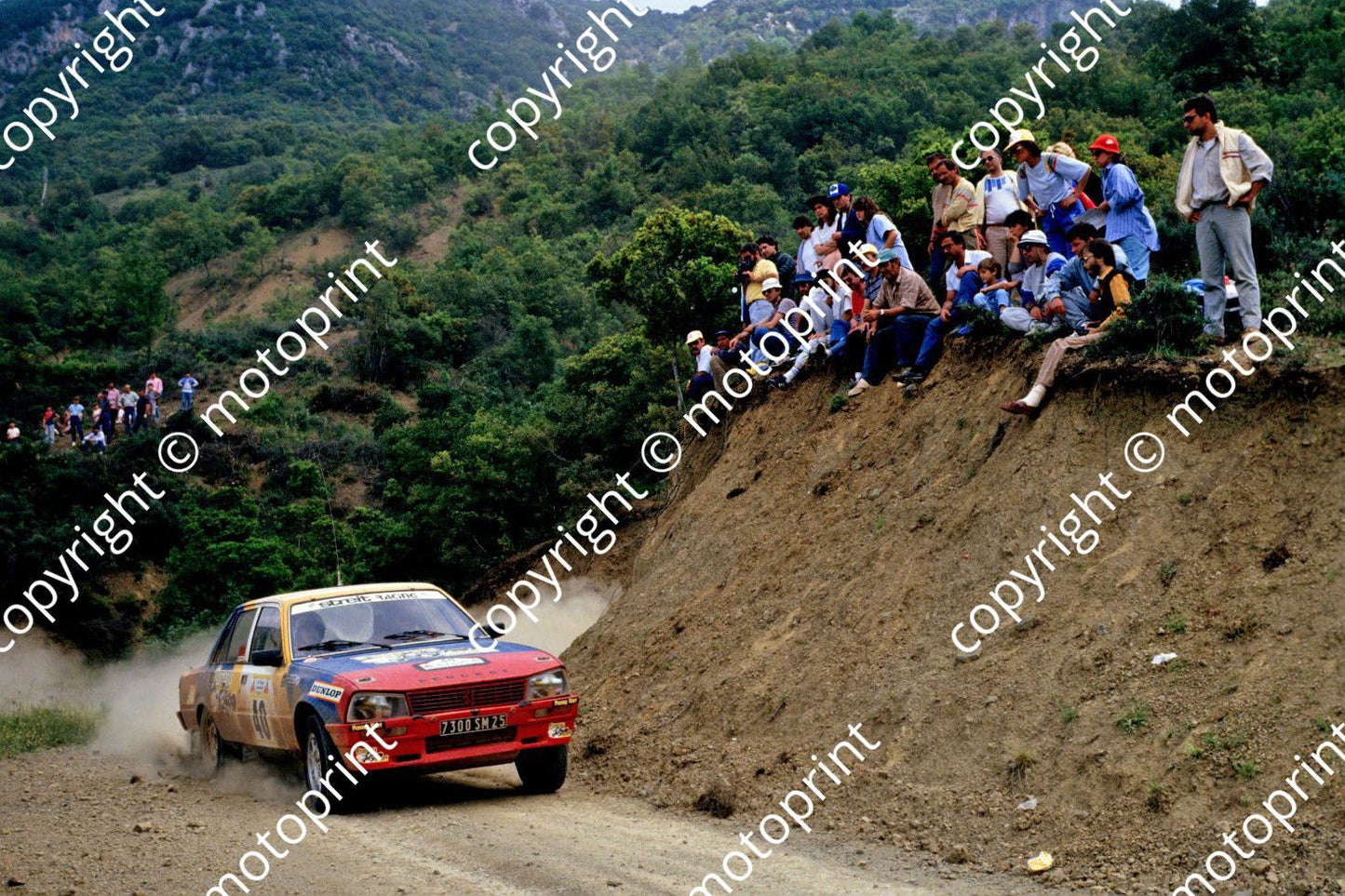 1987 Acropolis 40 Roland Streit, Joel Bichet Peugeot 505 turbo (courtesy Roger Swan) (196)