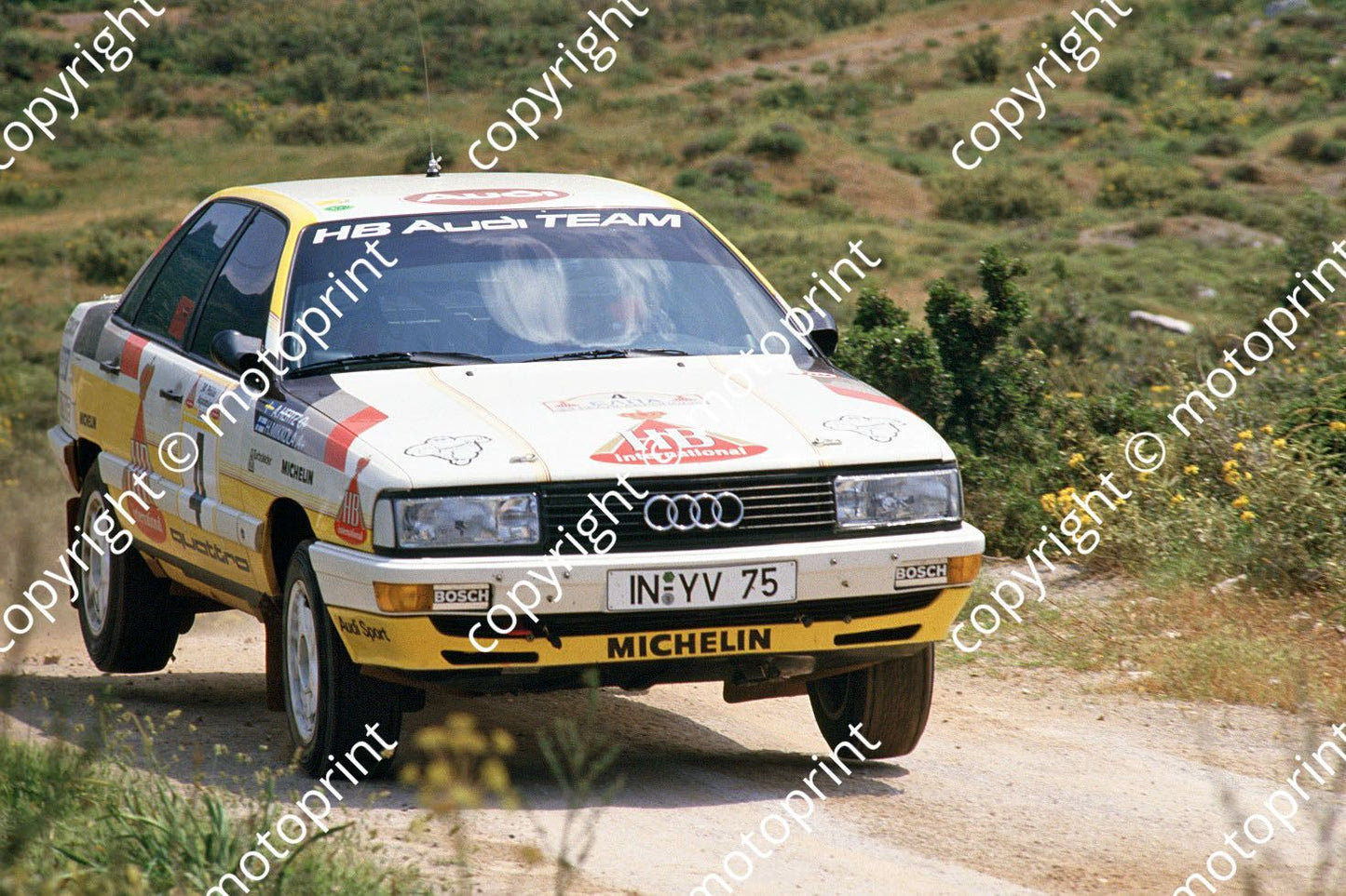 1987 Acropolis 4 Hannu Mikkola Arne Hertz Audi 200 Quattro (courtesy Roger Swan) (12)